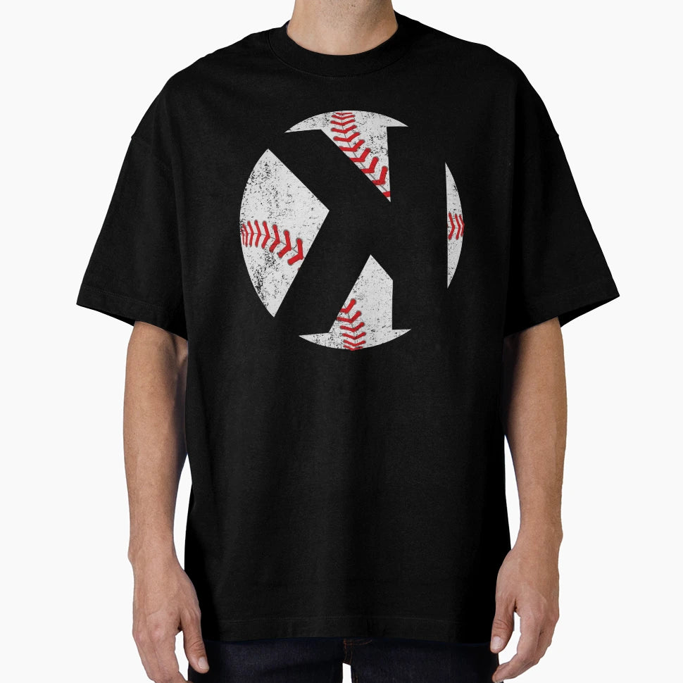 Backwards K Strikeout Baseball Gift T-Shirt - Fun Novelty Design for Adults - T-Shirt, Sweatshirt, Hoodie