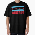 Chicago Flag T-Shirt - Casual Everyday Wear Unisex - T-Shirt, Sweatshirt, Hoodie