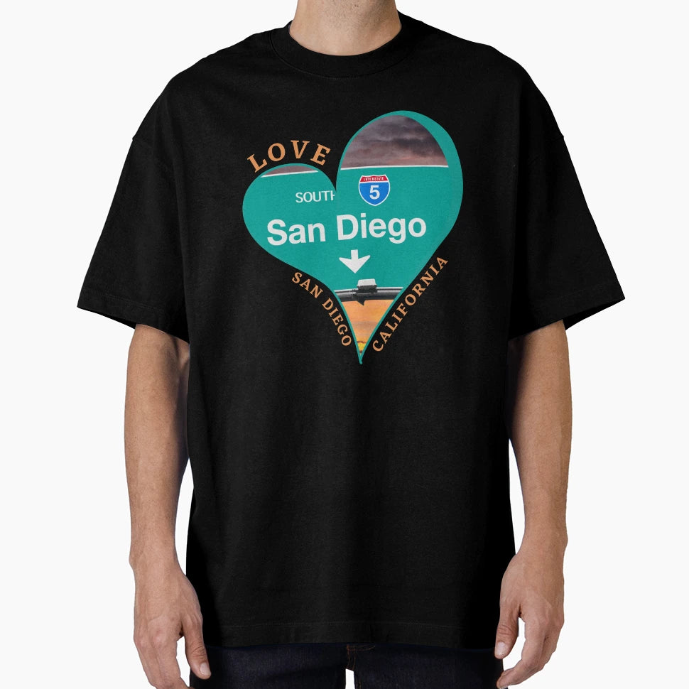 Love San Diego T-Shirt - Aesthetic Graphic Men Women - T-Shirt, Sweatshirt, Hoodie