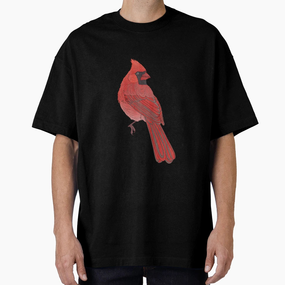 Texas Native Bird Northern Cardinal T-Shirt - Custom Art Print Men Women - T-Shirt, Sweatshirt, Hoodie