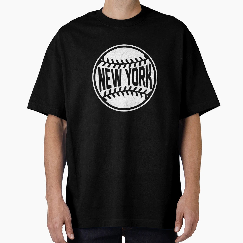 New York Baseball Stitches T-Shirt - Fun Novelty Design Unisex - T-Shirt, Sweatshirt, Hoodie