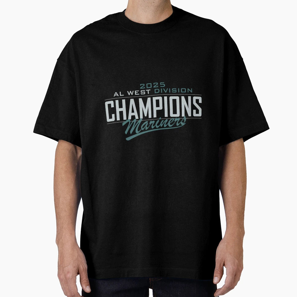 Al West Champs 2025 Mariners T-Shirt - Casual Everyday Wear Unisex - T-Shirt, Sweatshirt, Hoodie