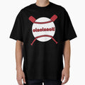 Cincinnati Throwback Baseball Crossed T-Shirt - Trendy Graphic for Adults - T-Shirt, Sweatshirt, Hoodie