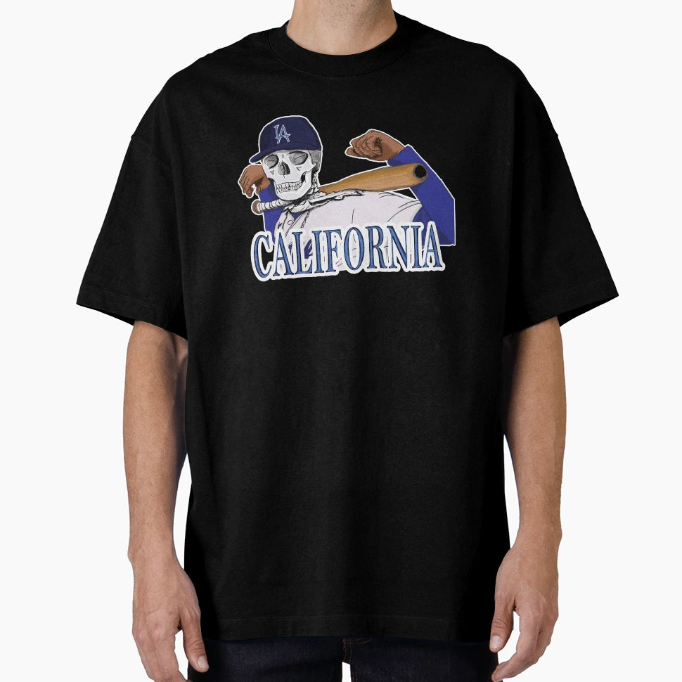 California Skull Player T-Shirt - Fun Novelty Design Unisex - T-Shirt, Sweatshirt, Hoodie