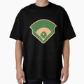 Baseball Field T-Shirt - Minimalist Print Men Women - T-Shirt, Sweatshirt, Hoodie