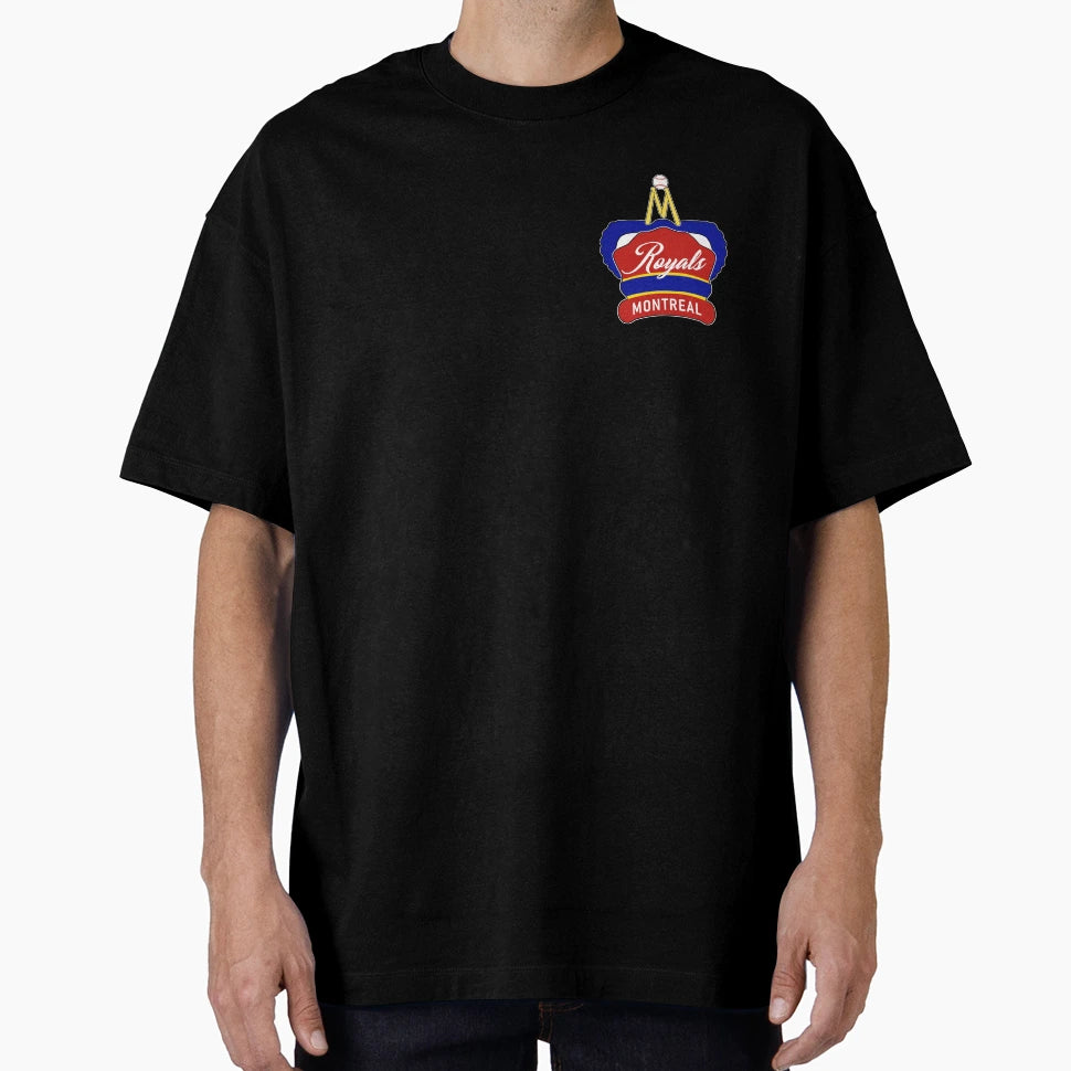 Montreal Royals Patch Logo T-Shirt - Novelty Apparel Unisex - T-Shirt, Sweatshirt, Hoodie