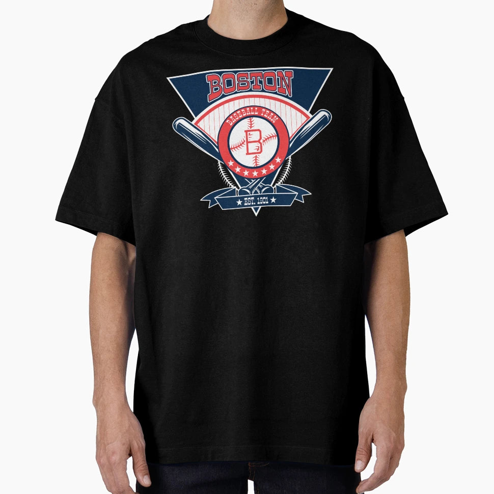 Boston Baseball Team T-Shirt - Aesthetic Graphic Men Women - T-Shirt, Sweatshirt, Hoodie