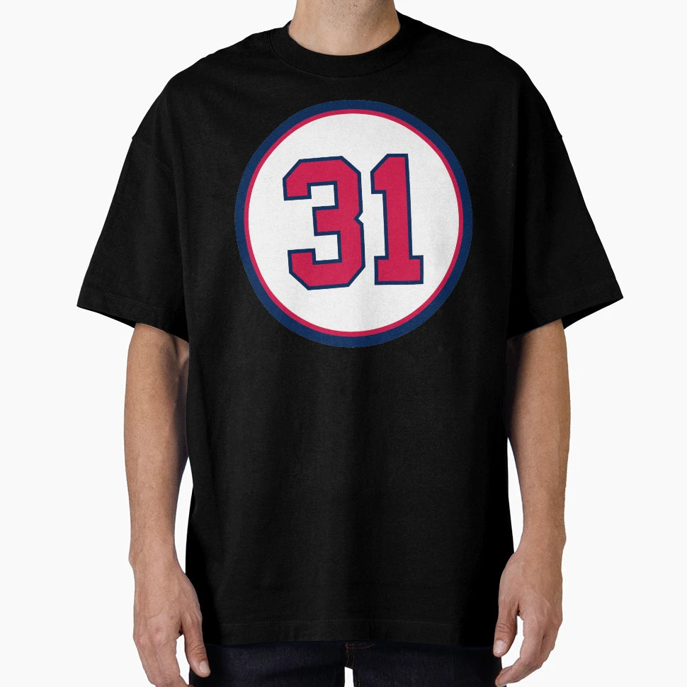 Greg Maddux 31 Jersey Number T-Shirt - Aesthetic Graphic Men Women - T-Shirt, Sweatshirt, Hoodie