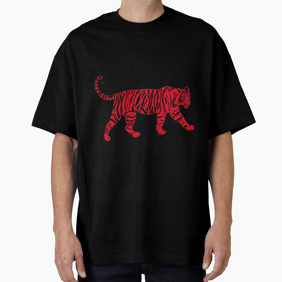 Red Tiger T-Shirt - Novelty Apparel for Adults - T-Shirt, Sweatshirt, Hoodie