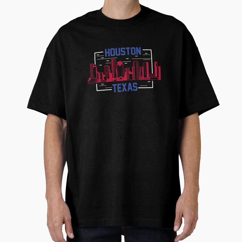 Houston Texas United States T-Shirt - Unique Graphic for Adults - T-Shirt, Sweatshirt, Hoodie