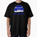 Blue Baseball Los Angeles Skyline T-Shirt - Casual Everyday Wear Unisex - T-Shirt, Sweatshirt, Hoodie