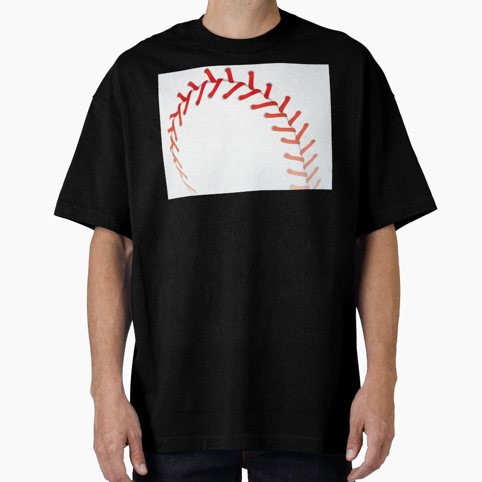 Baseball Art Sports Ball Texture T-Shirt - Novelty Apparel for Adults - T-Shirt, Sweatshirt, Hoodie
