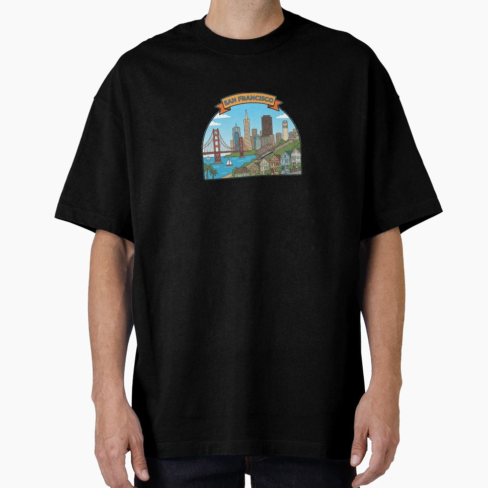 San Francisco T-Shirt - Unique Graphic Unisex - T-Shirt, Sweatshirt, Hoodie