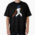 Minnesota Pixel Baseball Player T-Shirt - Minimalist Print for Adults - T-Shirt, Sweatshirt, Hoodie