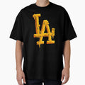 Melted Gold La Streetwear Emblem T-Shirt - Minimalist Print for Adults - T-Shirt, Sweatshirt, Hoodie