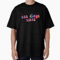 San Diego Wave Nwsl Groovy Font T-Shirt - Novelty Apparel for Adults - T-Shirt, Sweatshirt, Hoodie