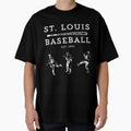 Womens St Louis Missouri Baseball Fan T-Shirt - Custom Art Print Men Women - T-Shirt, Sweatshirt, Hoodie
