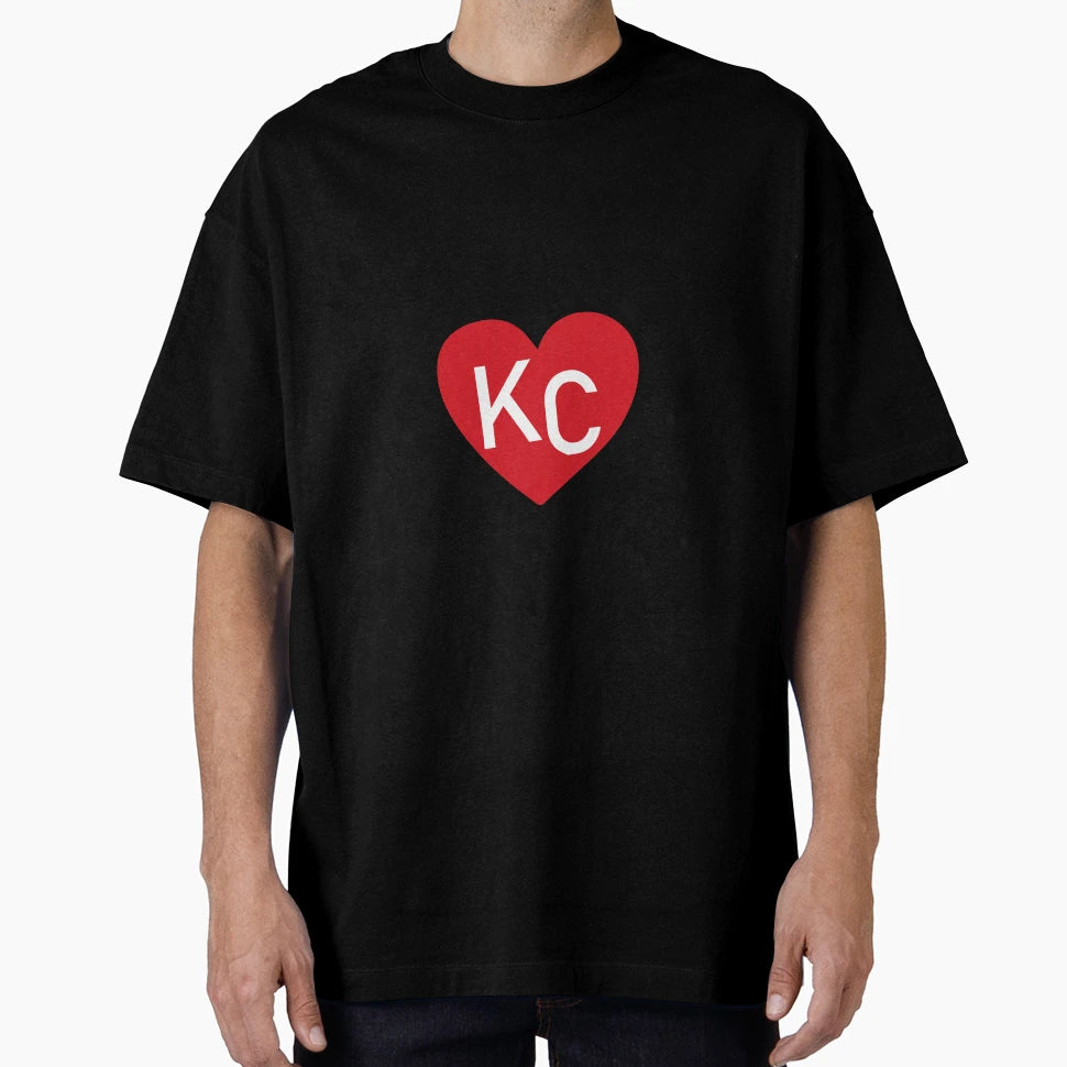 Kc Heart T-Shirt - Minimalist Print Unisex - T-Shirt, Sweatshirt, Hoodie