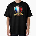 Ranger French Heritage Crest Shield T-Shirt - Novelty Apparel for Adults - T-Shirt, Sweatshirt, Hoodie