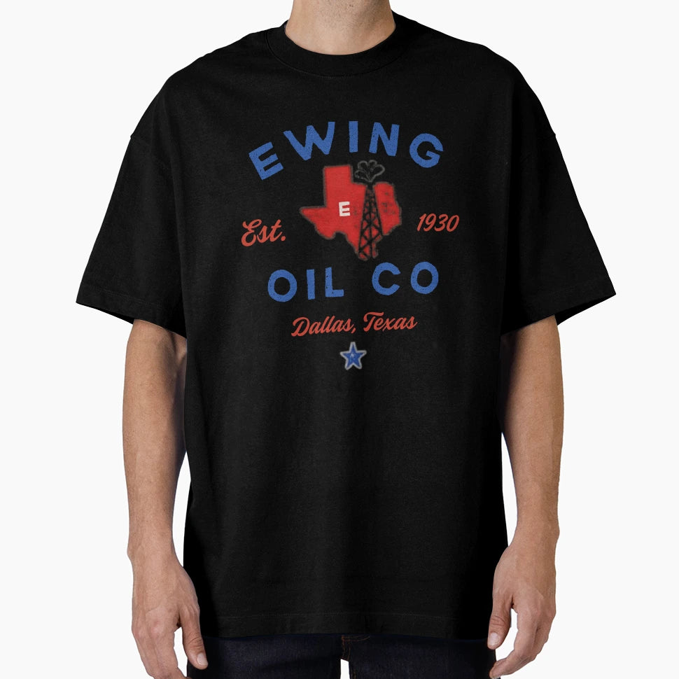 Oil Company Texas Logo Oil Rig T-Shirt - Unique Graphic Unisex - T-Shirt, Sweatshirt, Hoodie