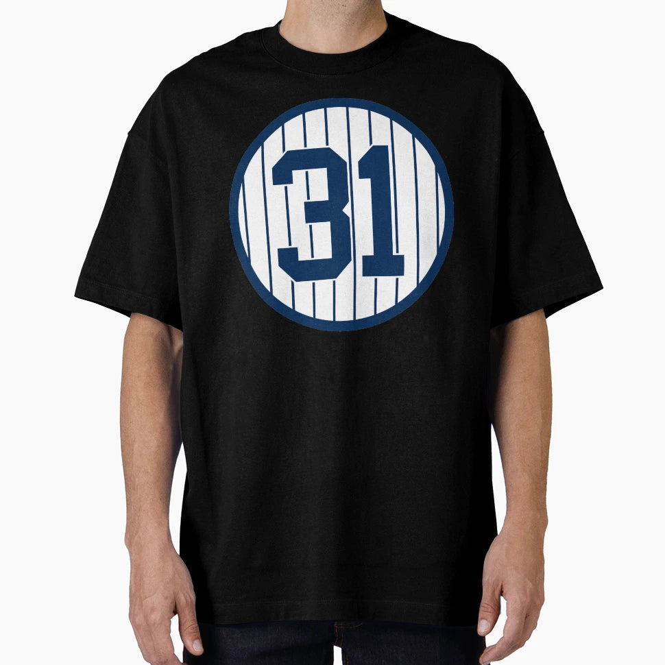Aaron Hicks 31 Jersey Number T-Shirt - Custom Art Print Unisex - T-Shirt, Sweatshirt, Hoodie