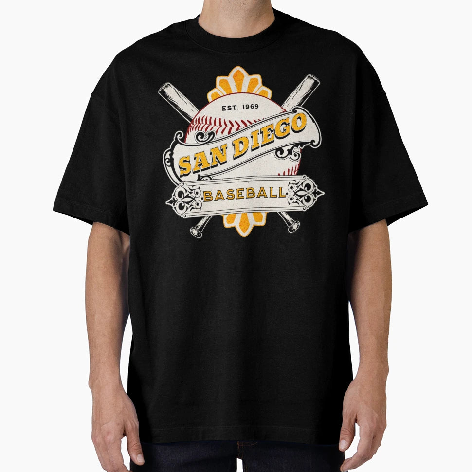 San Diego Baseball T-Shirt - Streetwear Style Men Women - T-Shirt, Sweatshirt, Hoodie