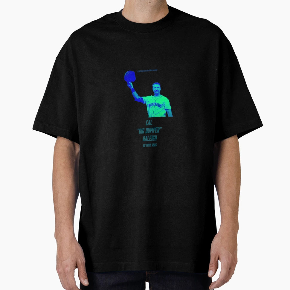 Cal Raleigh Mariners 60 Home Runs T-Shirt - Casual Everyday Wear Unisex - T-Shirt, Sweatshirt, Hoodie