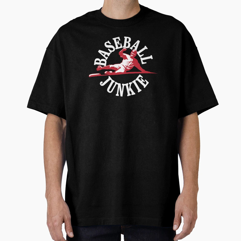 Baseball Junkie T-Shirt - Unique Graphic Unisex - T-Shirt, Sweatshirt, Hoodie