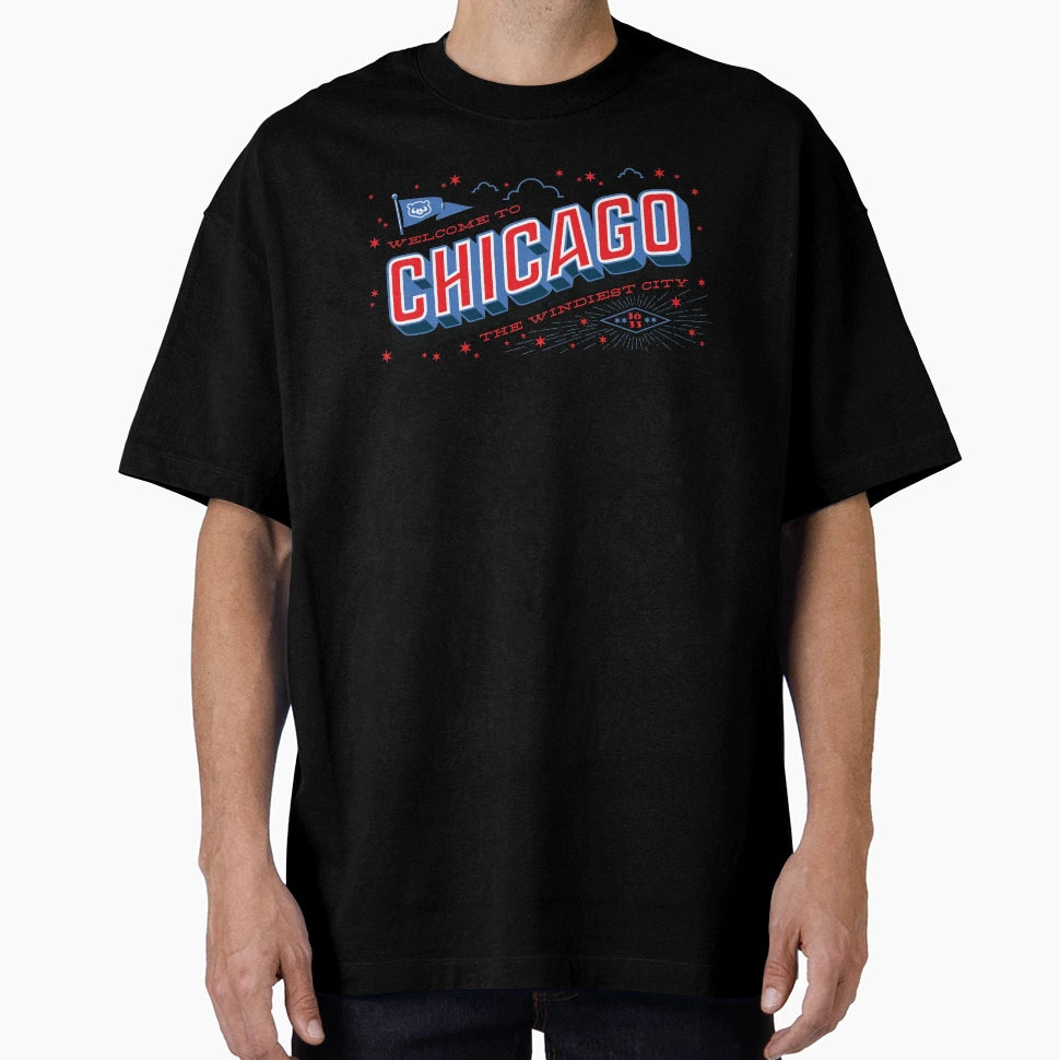 Chicago Windiest City T-Shirt - Trendy Graphic Men Women - T-Shirt, Sweatshirt, Hoodie