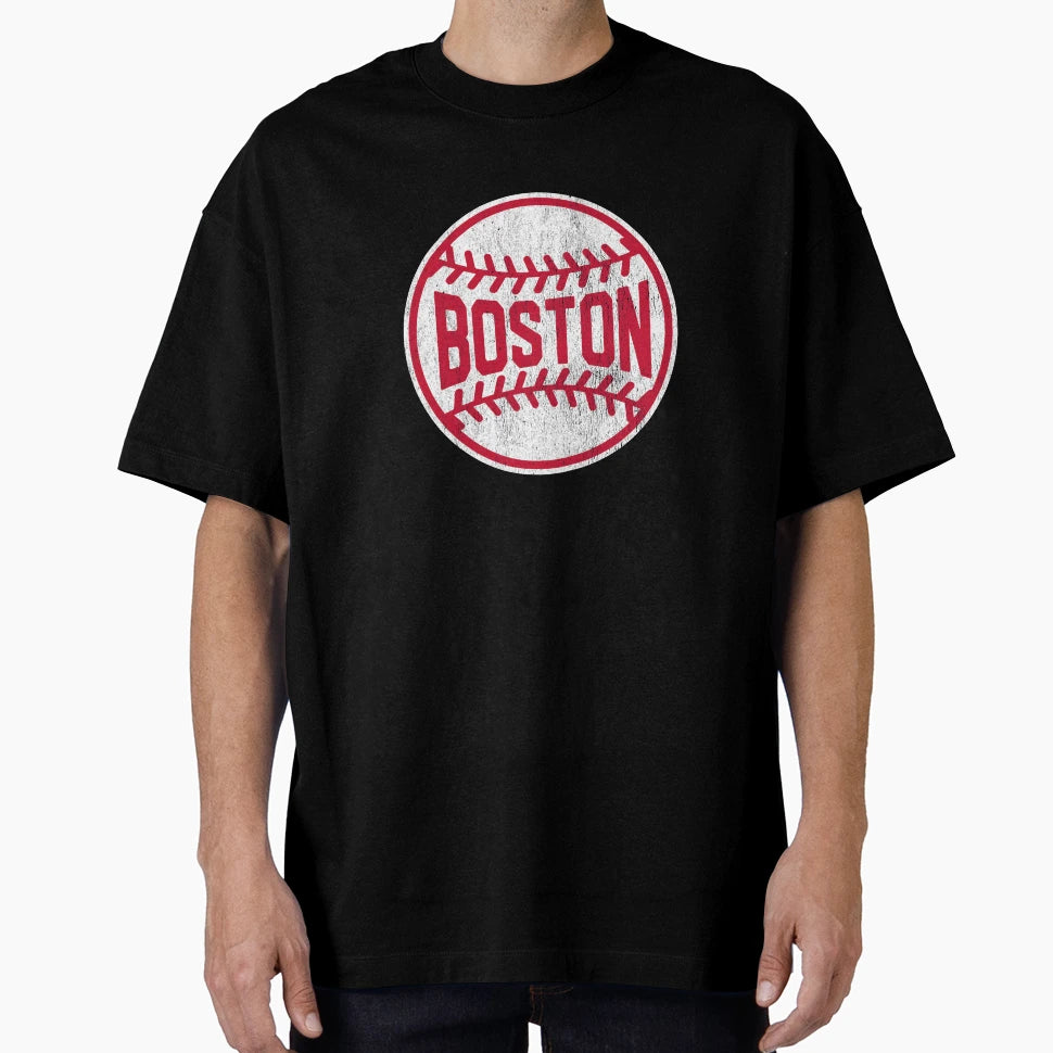 Boston Baseball Stitches T-Shirt - Fun Novelty Design Men Women - T-Shirt, Sweatshirt, Hoodie