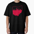 Cleveland Ohio Baseball Cle Red And Navy T-Shirt - Graphic Print Men Women - T-Shirt, Sweatshirt, Hoodie
