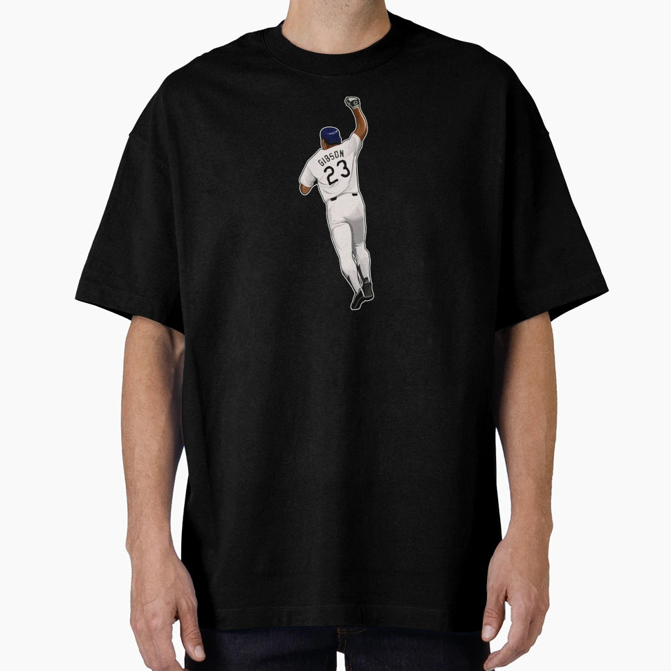 Kirk Gibson 23 Victorious T-Shirt - Custom Art Print Unisex - T-Shirt, Sweatshirt, Hoodie