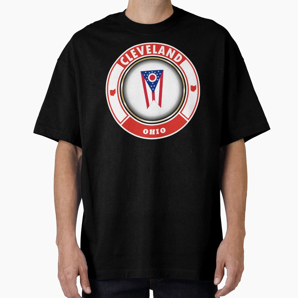 Cleveland Ohio Flag T-Shirt - Unique Graphic Men Women - T-Shirt, Sweatshirt, Hoodie
