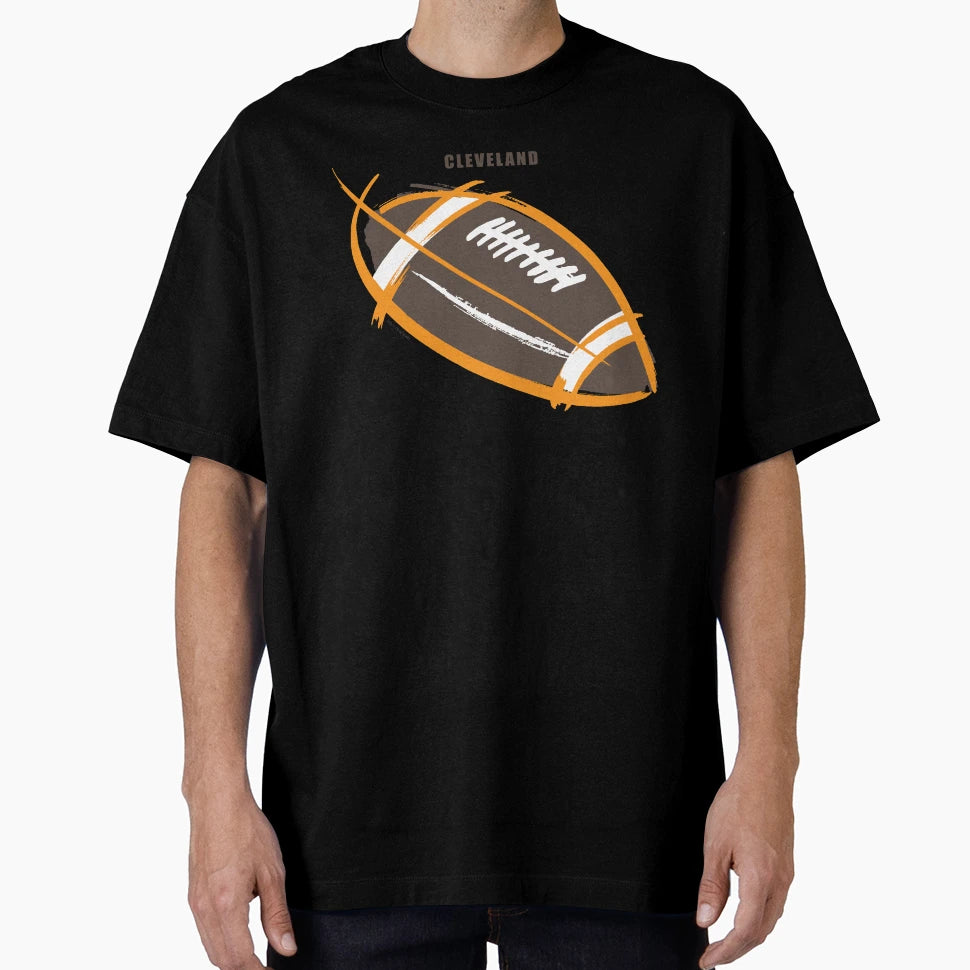 Football Cleveland T-Shirt - Fun Novelty Design Unisex - T-Shirt, Sweatshirt, Hoodie