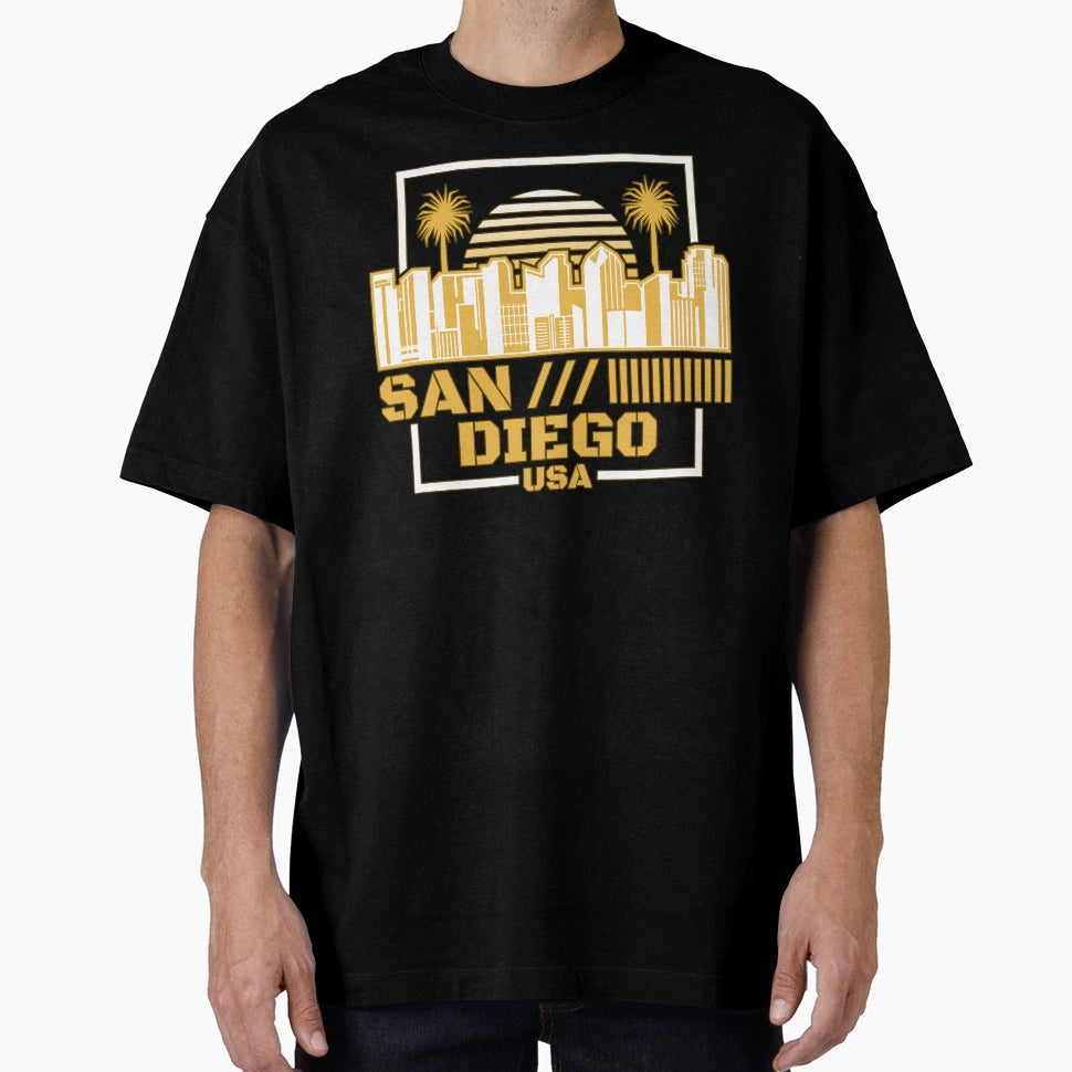 City San Diego California Usa T-Shirt - Aesthetic Graphic Men Women - T-Shirt, Sweatshirt, Hoodie