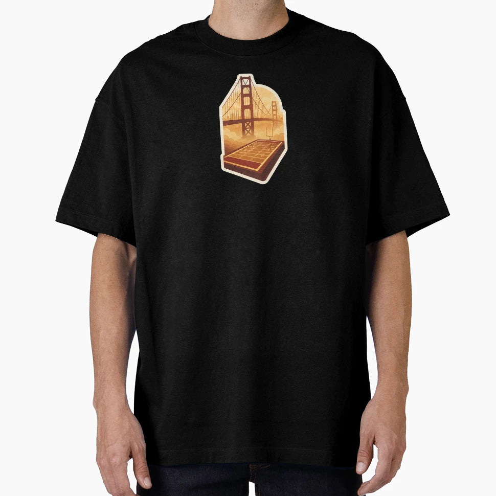 San Franciscos Bridgeview T-Shirt - Novelty Apparel Unisex - T-Shirt, Sweatshirt, Hoodie
