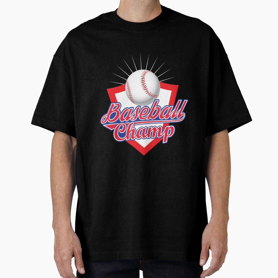 Baseball Champ T-Shirt - Custom Art Print Unisex - T-Shirt, Sweatshirt, Hoodie