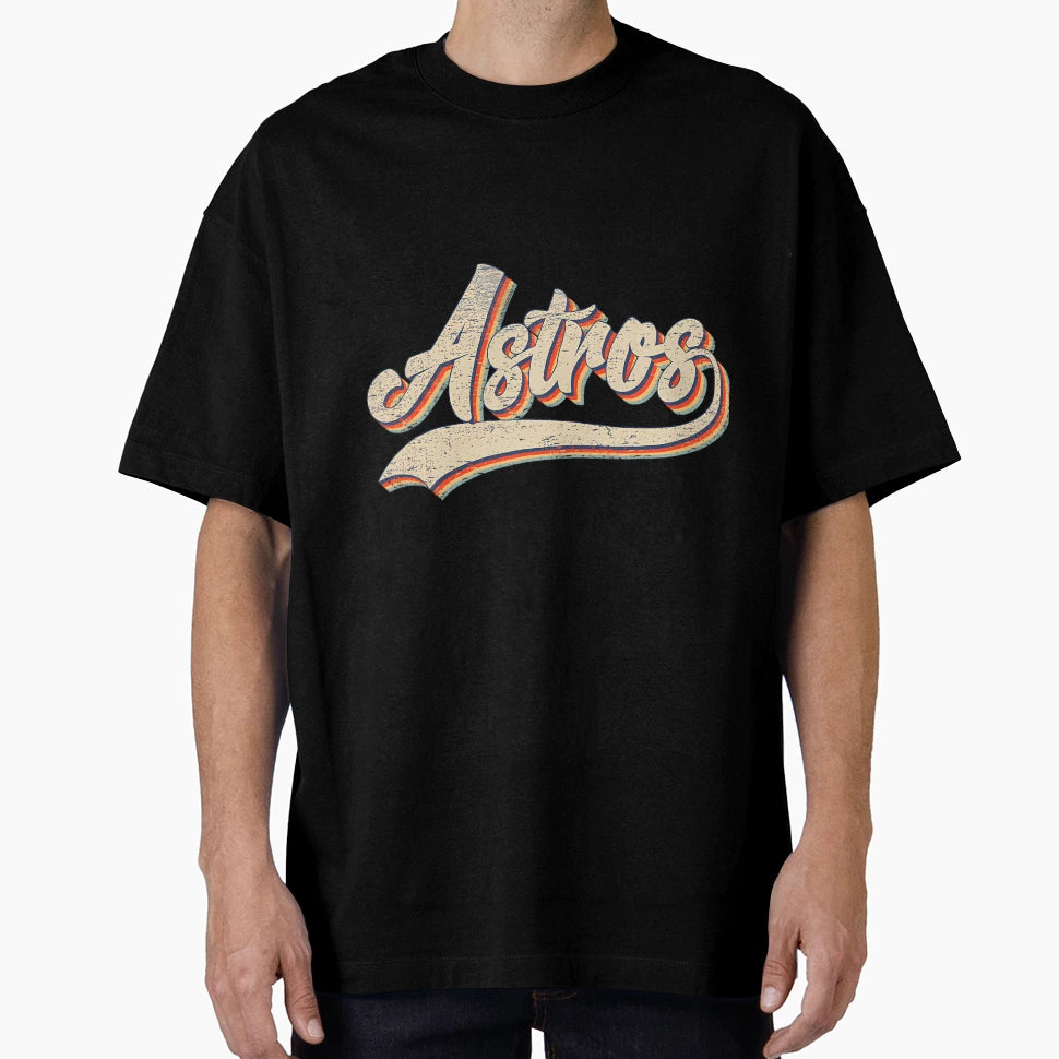 Astros Name Throwback T-Shirt - Aesthetic Graphic for Adults - T-Shirt, Sweatshirt, Hoodie