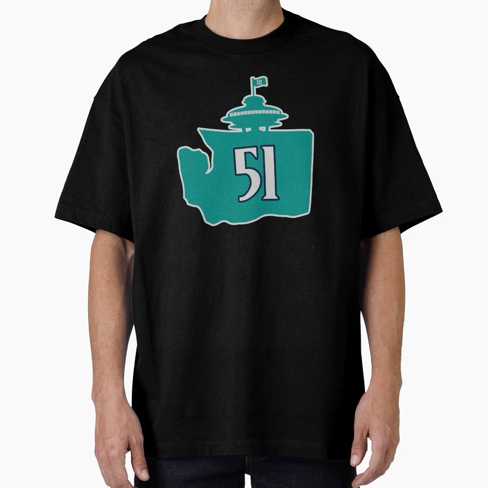 Ichiro Seattle Space Needle T-Shirt - Aesthetic Graphic Unisex - T-Shirt, Sweatshirt, Hoodie