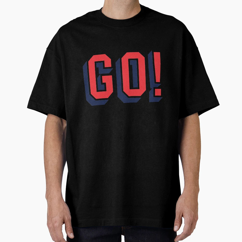 Go Trendy Text T-Shirt - Minimalist Print for Adults - T-Shirt, Sweatshirt, Hoodie