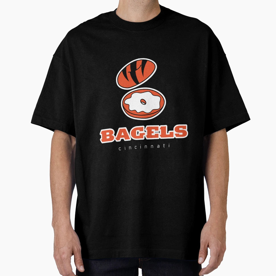 Cincinnati Bagels T-Shirt - Fun Novelty Design for Adults - T-Shirt, Sweatshirt, Hoodie