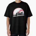 Cityscape Baseball San Francisco T-Shirt - Aesthetic Graphic for Adults - T-Shirt, Sweatshirt, Hoodie