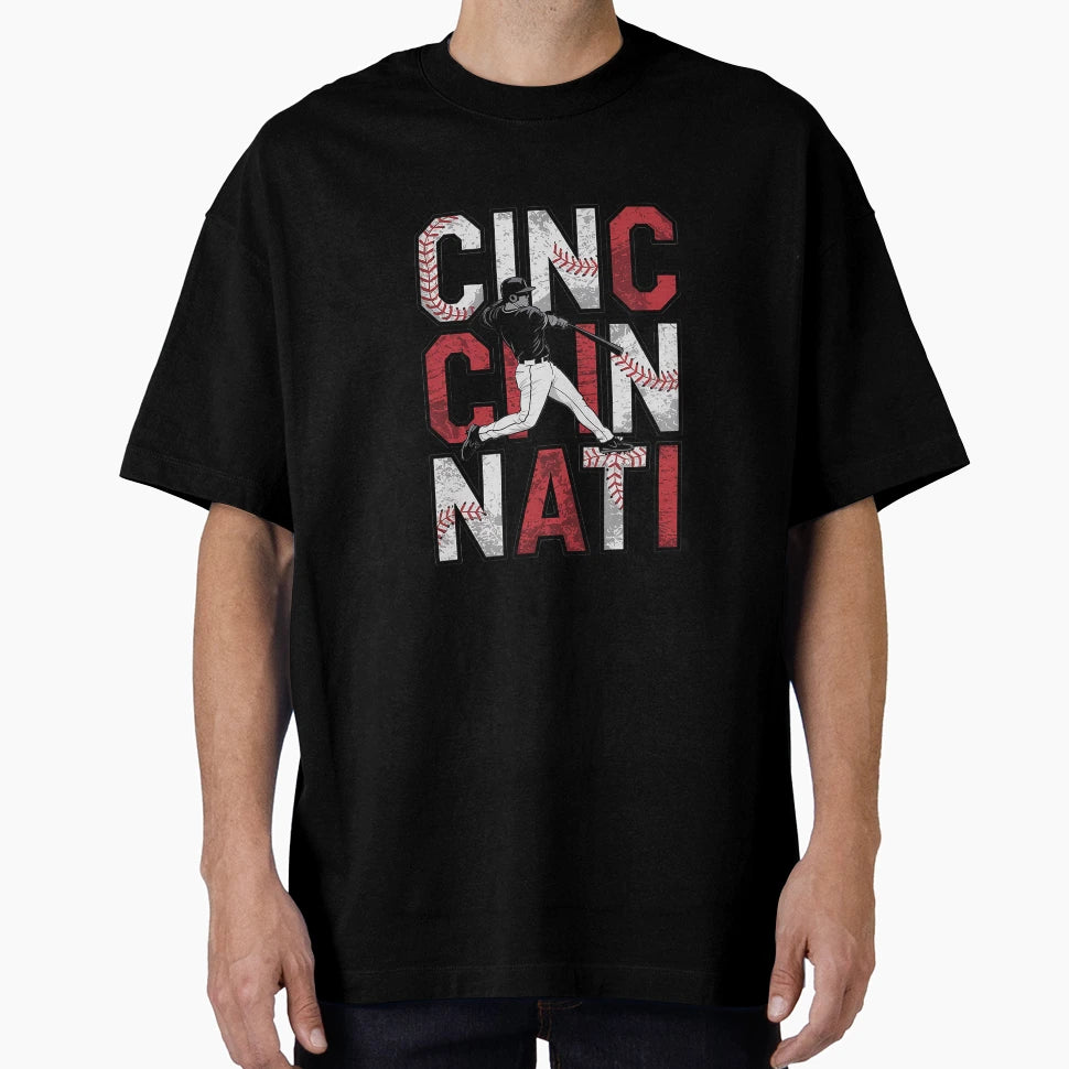 Cincinnati Baseball Lover Met Game Day T-Shirt - Streetwear Style Men Women - T-Shirt, Sweatshirt, Hoodie