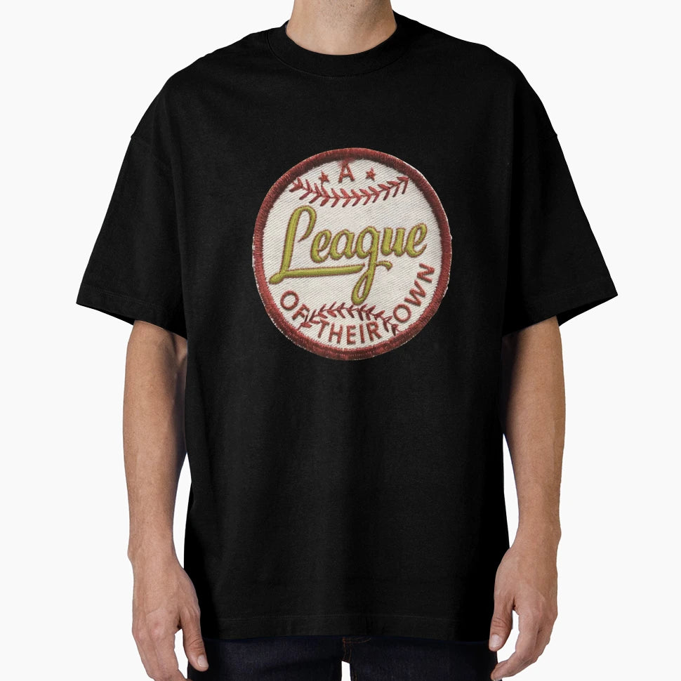 League Their Own Patch Mustard T-Shirt - Streetwear Style Men Women - T-Shirt, Sweatshirt, Hoodie
