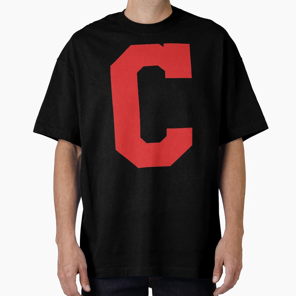 Alphabet Red C Sports Letter C T-Shirt - Custom Art Print Men Women - T-Shirt, Sweatshirt, Hoodie