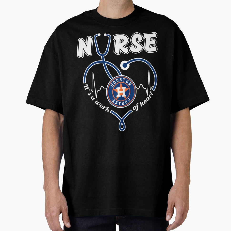 Nurse Its Work Heart T-Shirt - Minimalist Print for Adults - T-Shirt, Sweatshirt, Hoodie