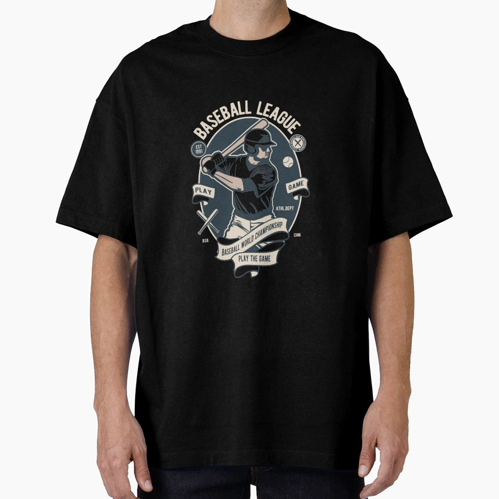 Baseball League T-Shirt - Trendy Graphic Men Women - T-Shirt, Sweatshirt, Hoodie