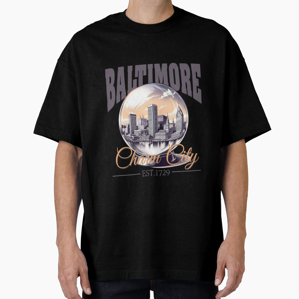 Baltimore Charm T-Shirt - Trendy Graphic Men Women - T-Shirt, Sweatshirt, Hoodie
