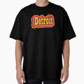 Detroit Michigan Typography T-Shirt - Aesthetic Graphic Men Women - T-Shirt, Sweatshirt, Hoodie