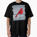 Red Cardinal Geometrical Art T-Shirt - Graphic Print Men Women - T-Shirt, Sweatshirt, Hoodie